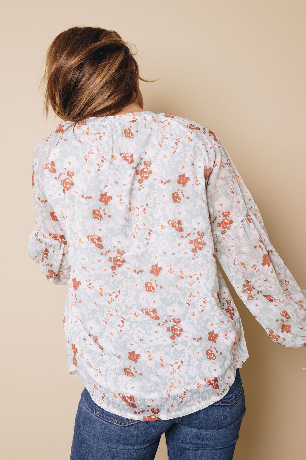 Anna Floral Long Sleeve Top