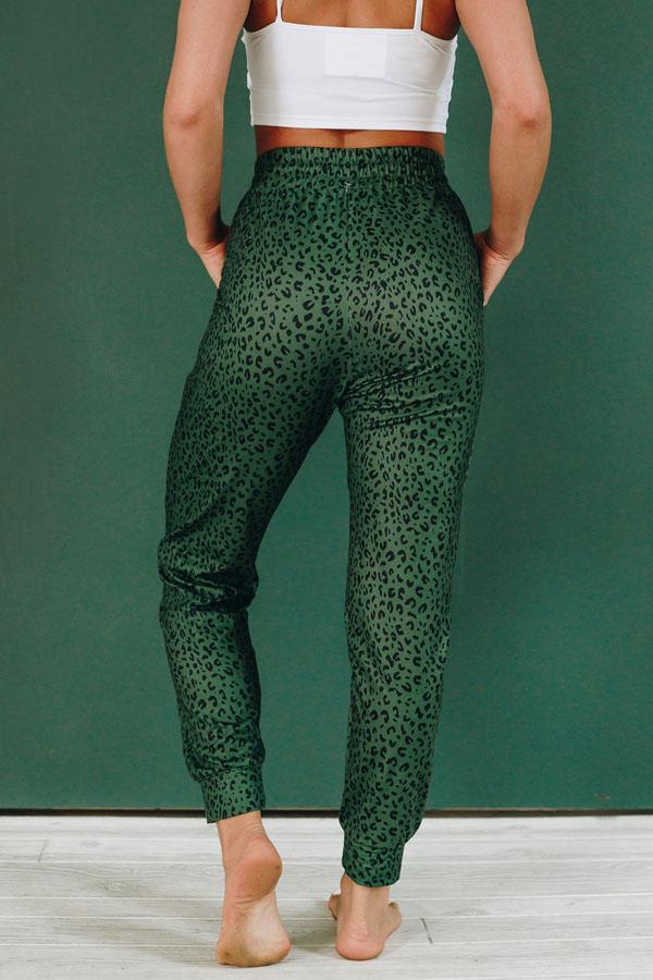 Falling Slowly Leopard Joggers