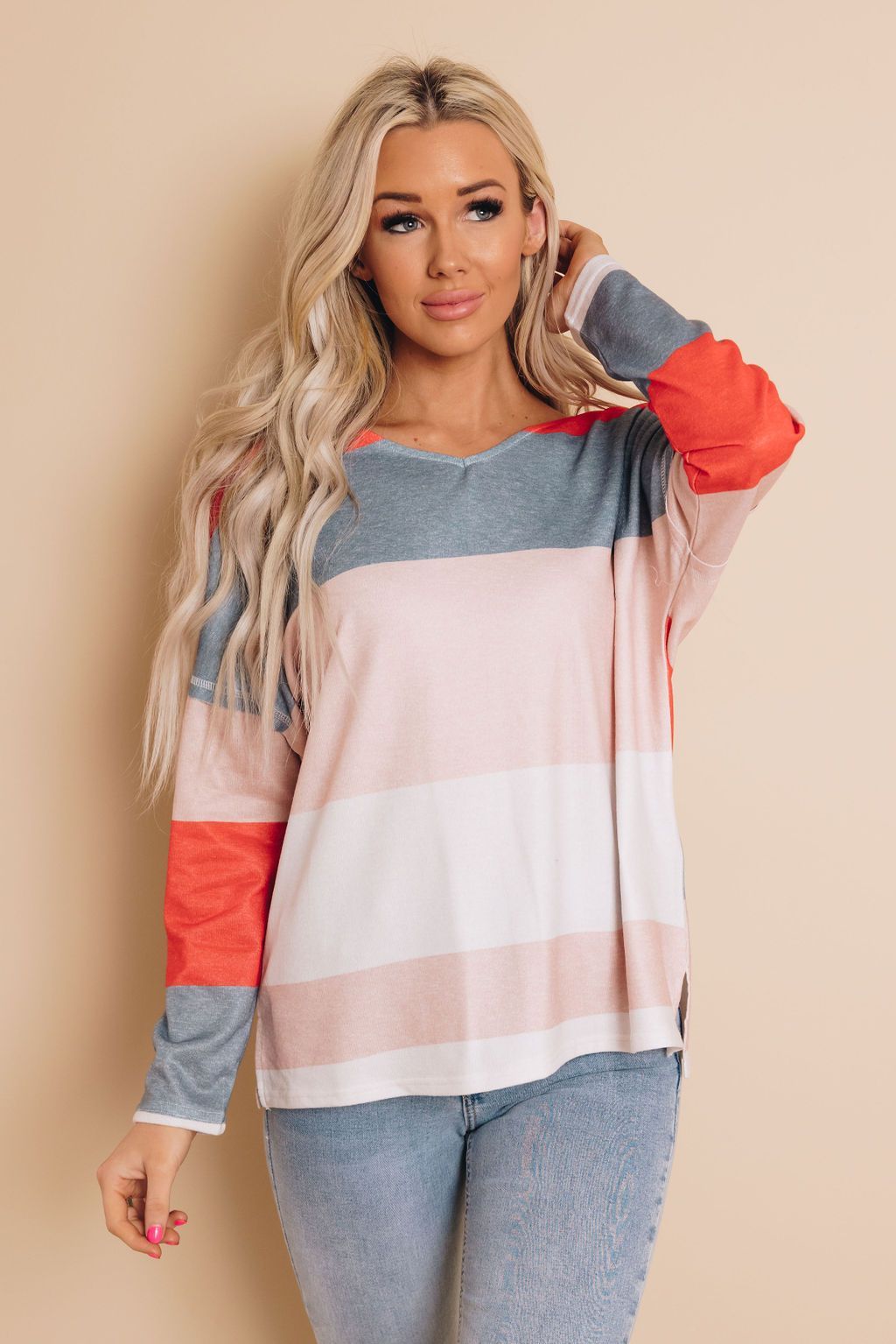 Connie Colorblock Top