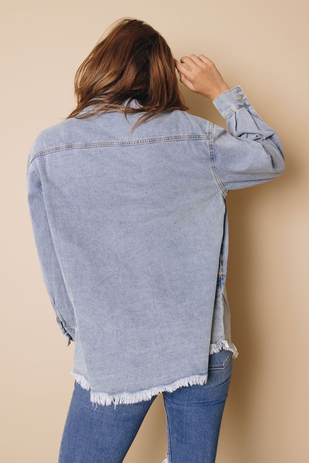 Joelle Buttoned Denim Jacket