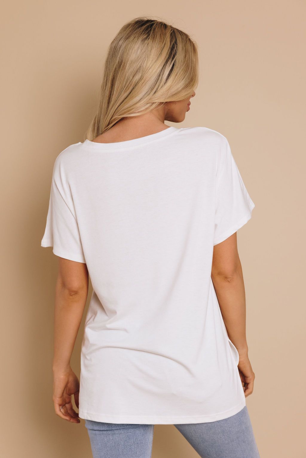 Angel Sequin Pocket Tee