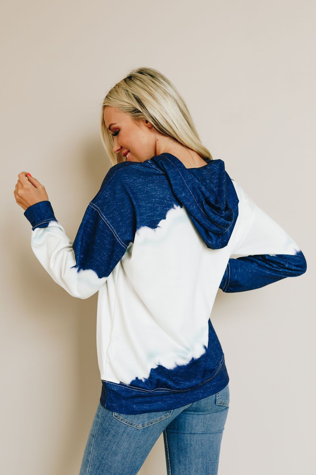 Swipe Right Tie Dye Hoodie