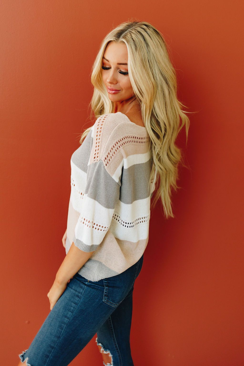Cute as a Button Lightweight Sweater