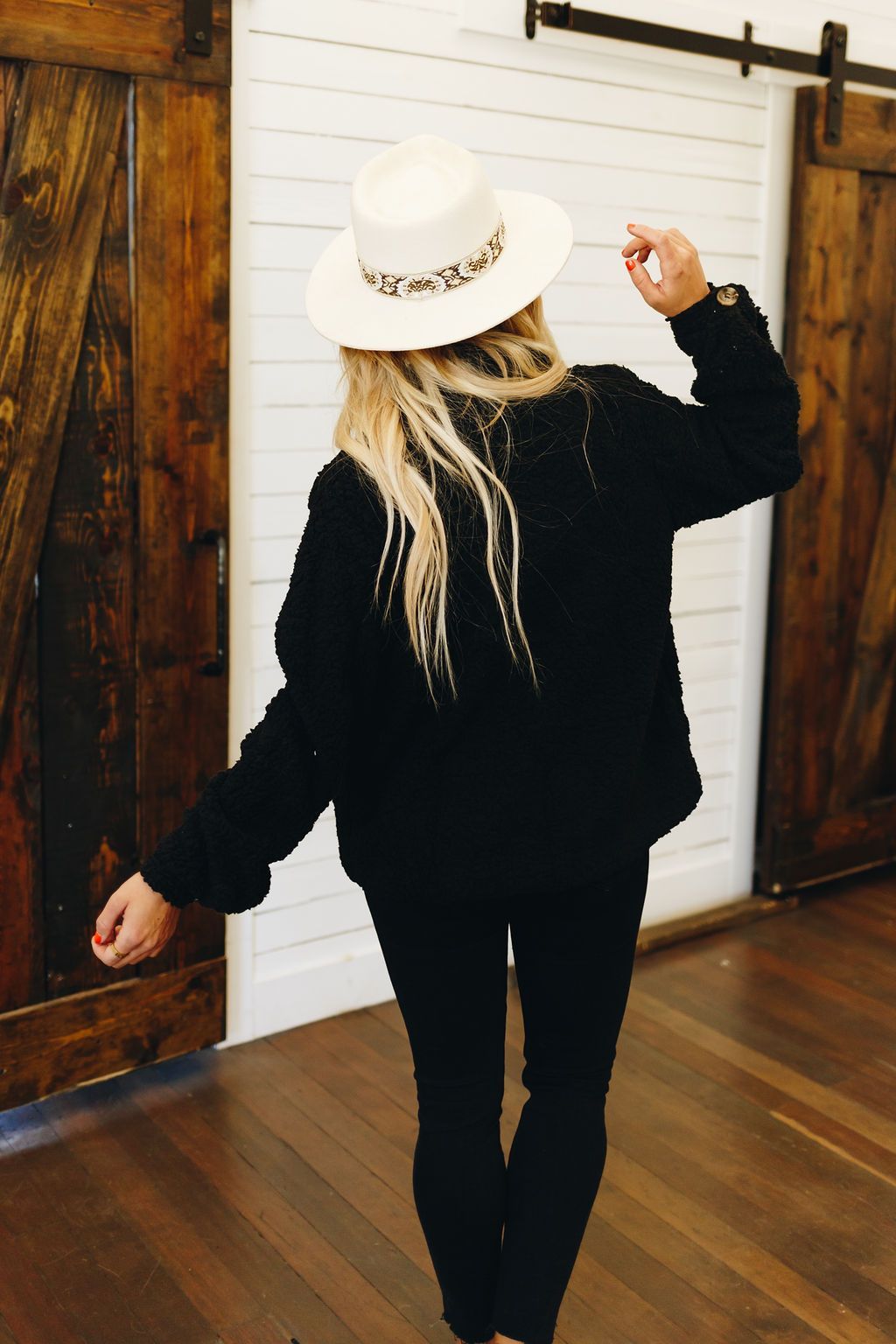 Let Me Be Sherpa Crop Jacket