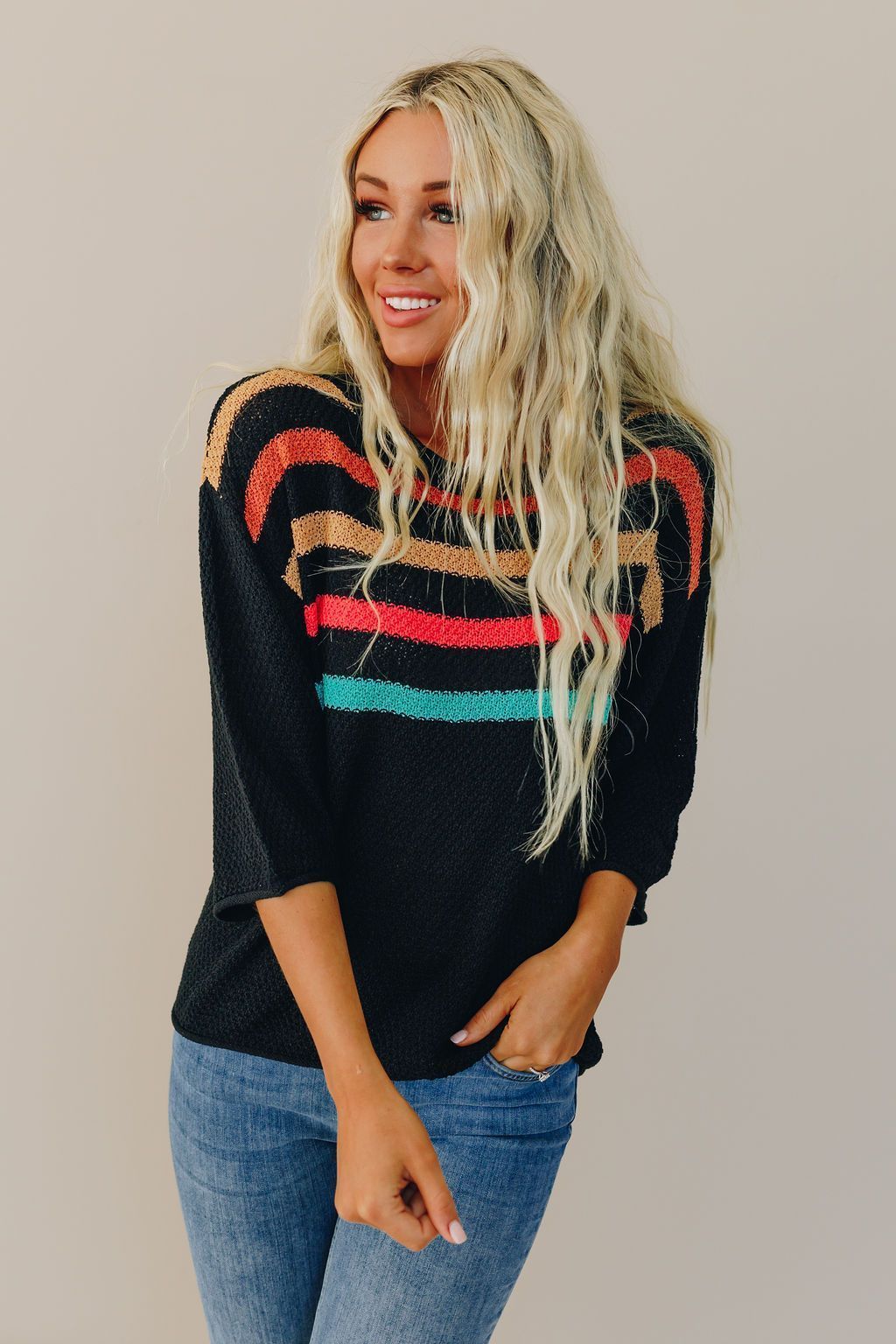 Stripes For Days Lightweight Sweater