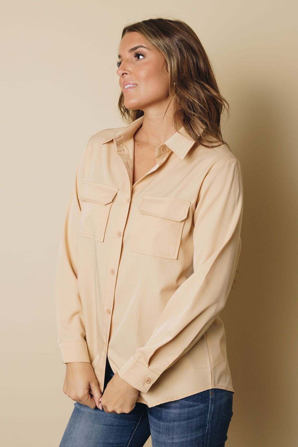 Gene Collar Button Shirt