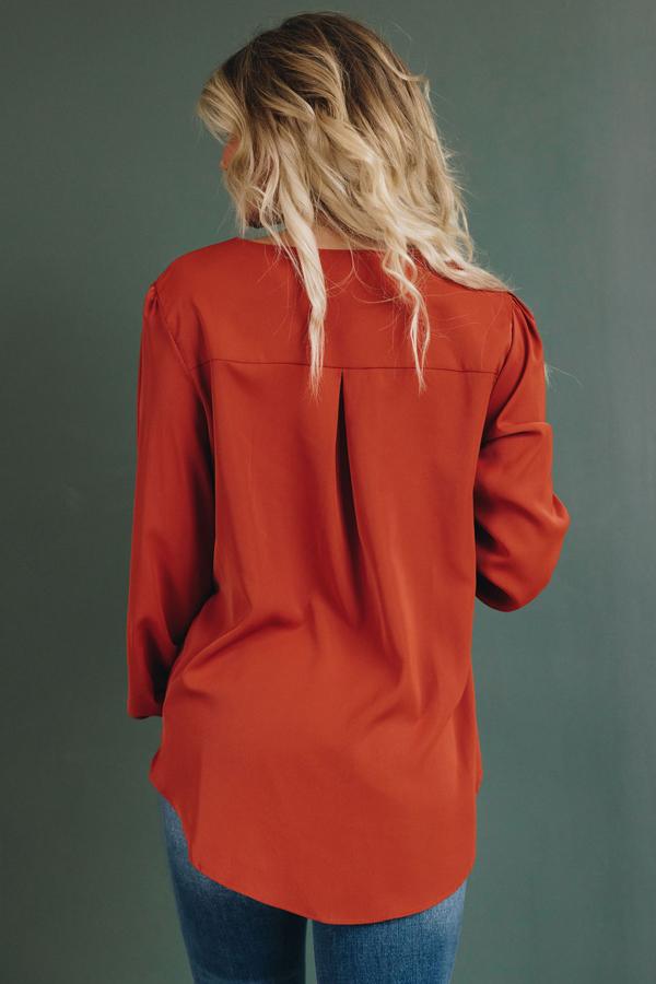 Adore You Button Blouse