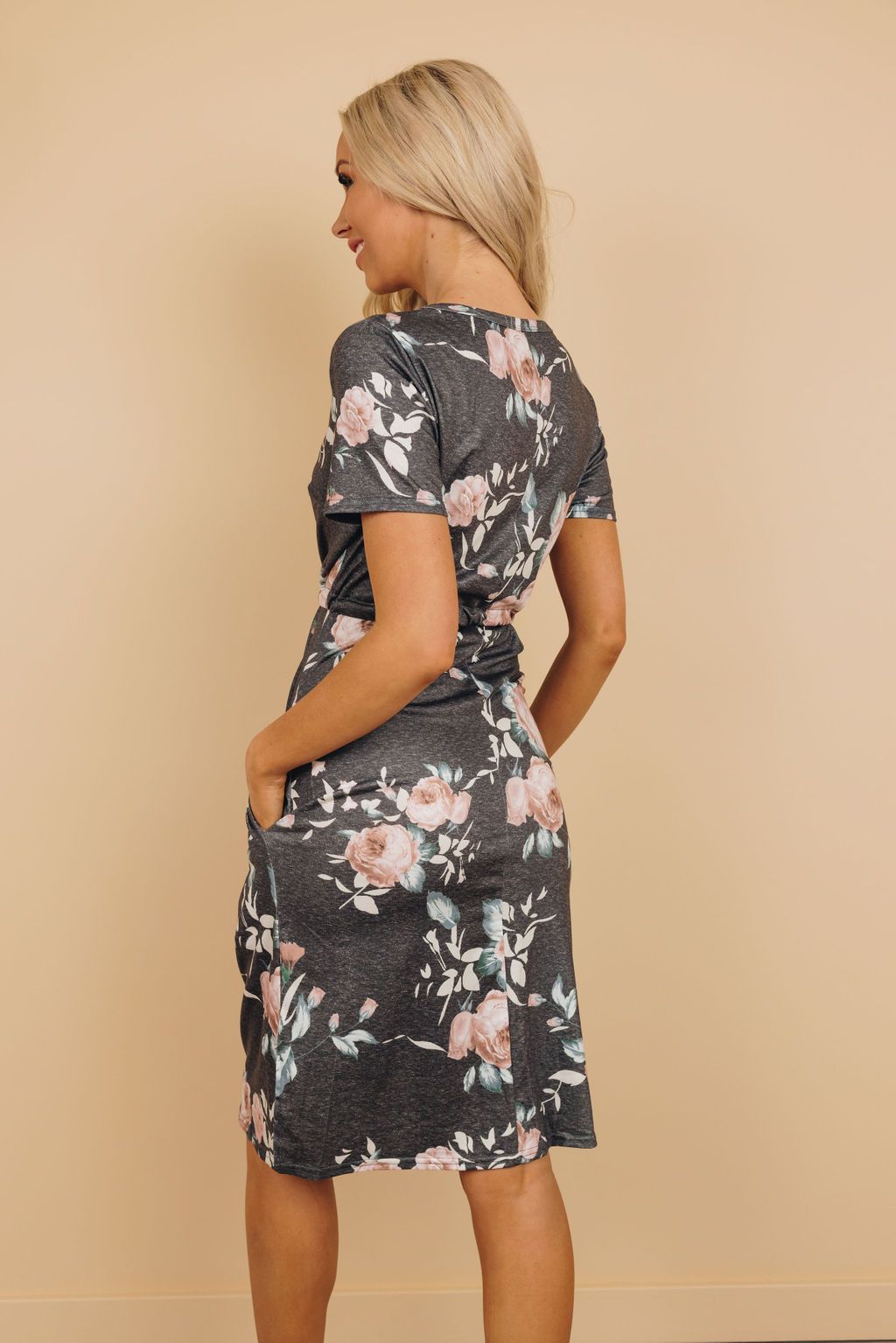 Goodwin Drawstring Floral Dress