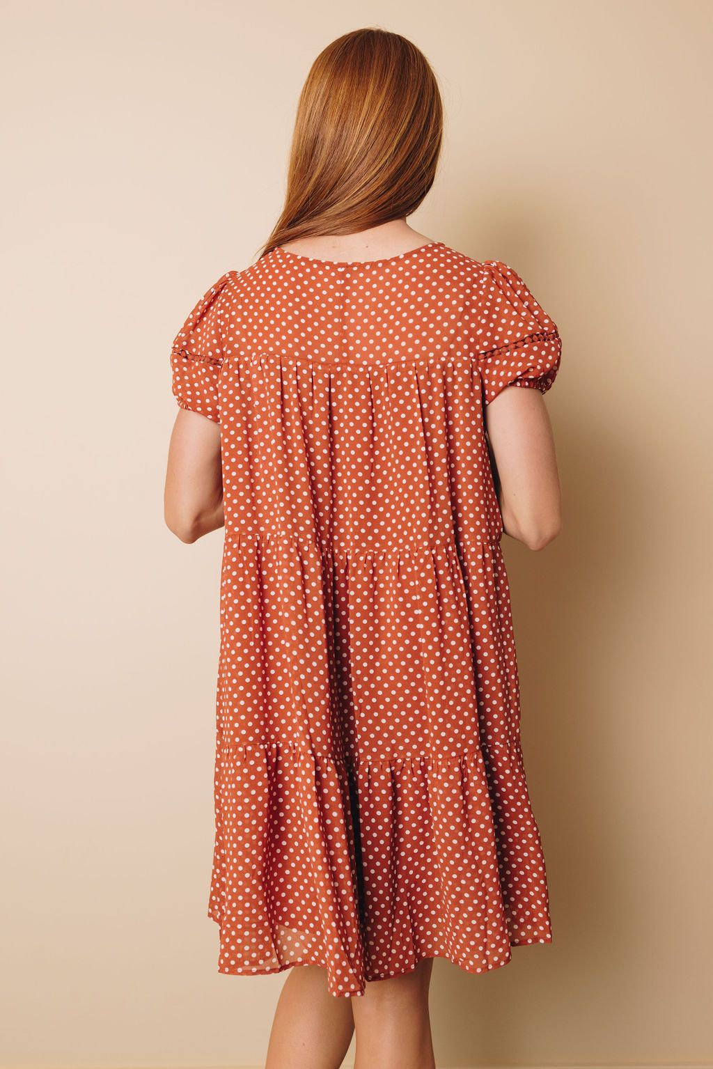 Kendrick Polka Dot Swing Dress