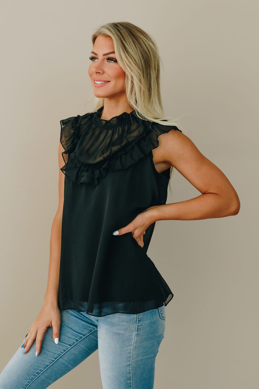 Finders Keepers Ruffle Top