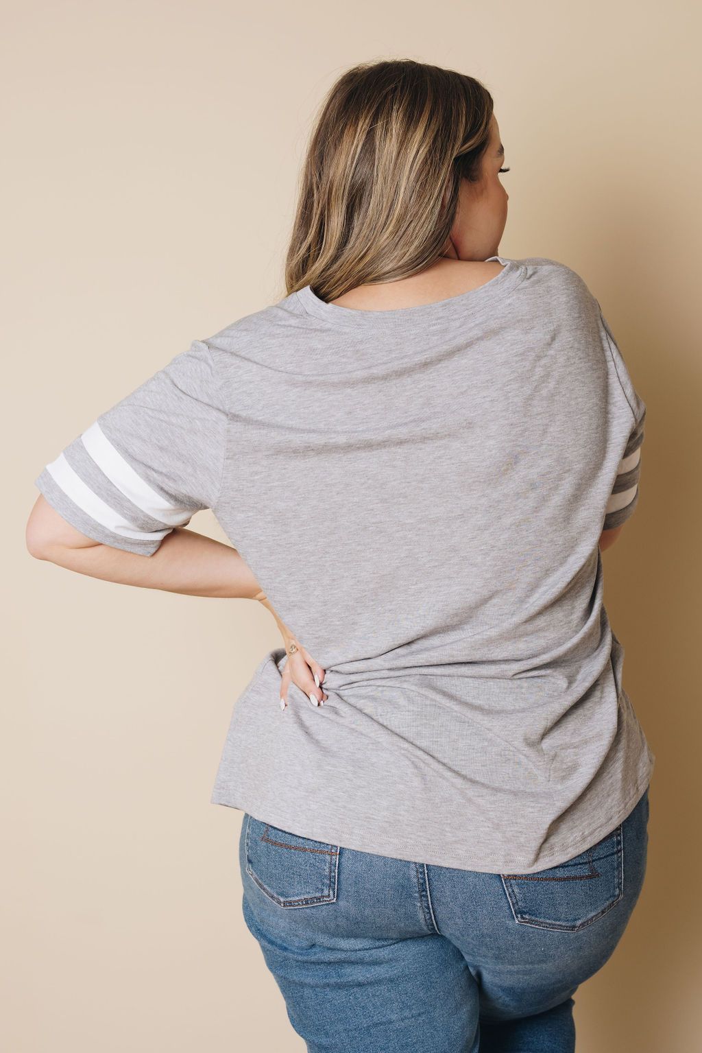 Plus Size - Prim Striped Tee