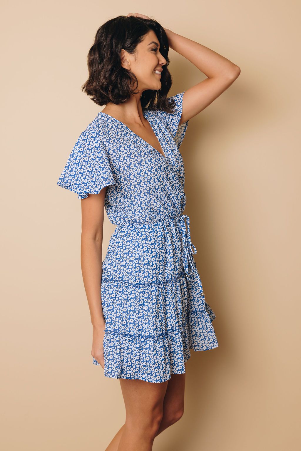 Aries Ruffle Floral Dress