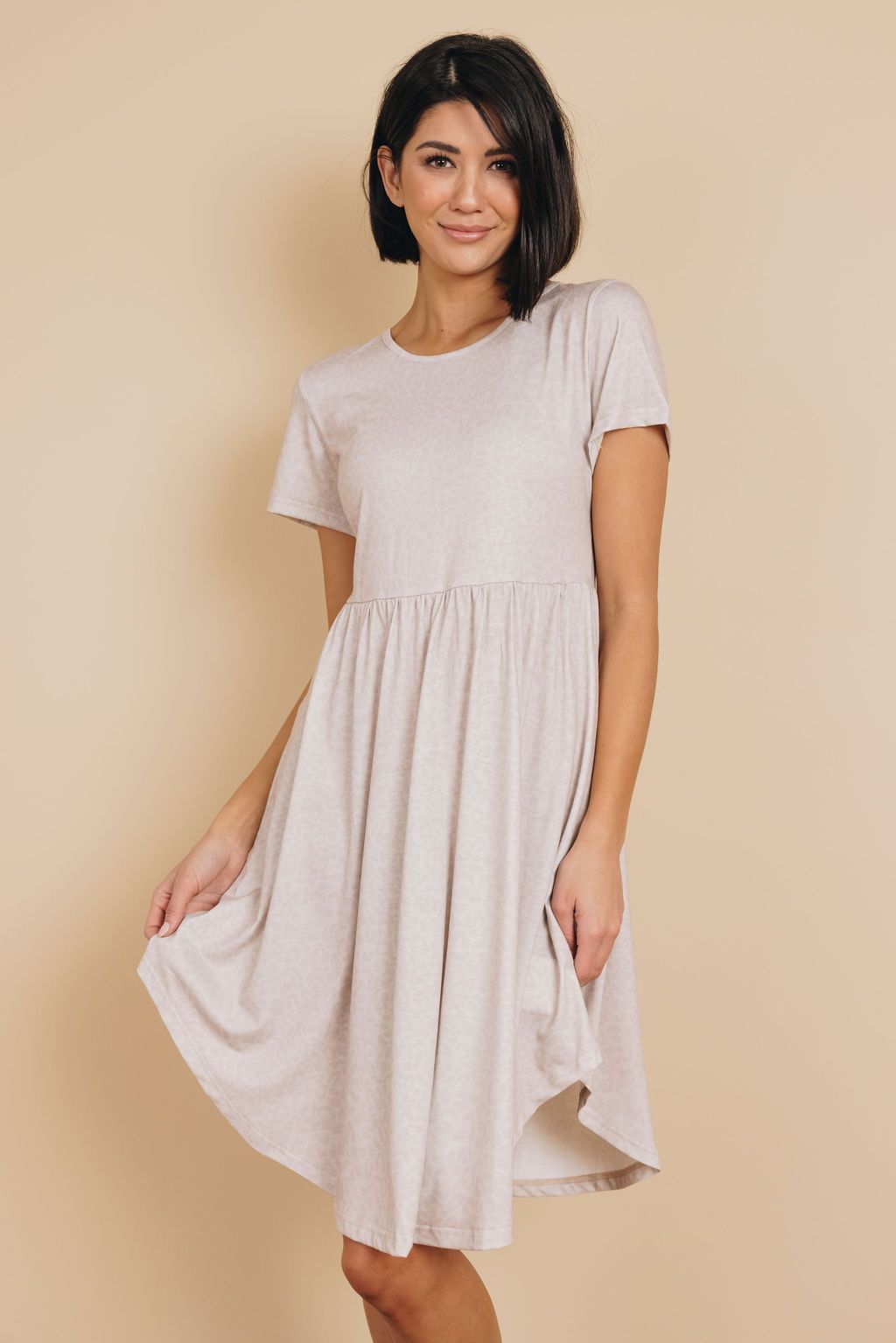 Uintah Pleated Mini Dress
