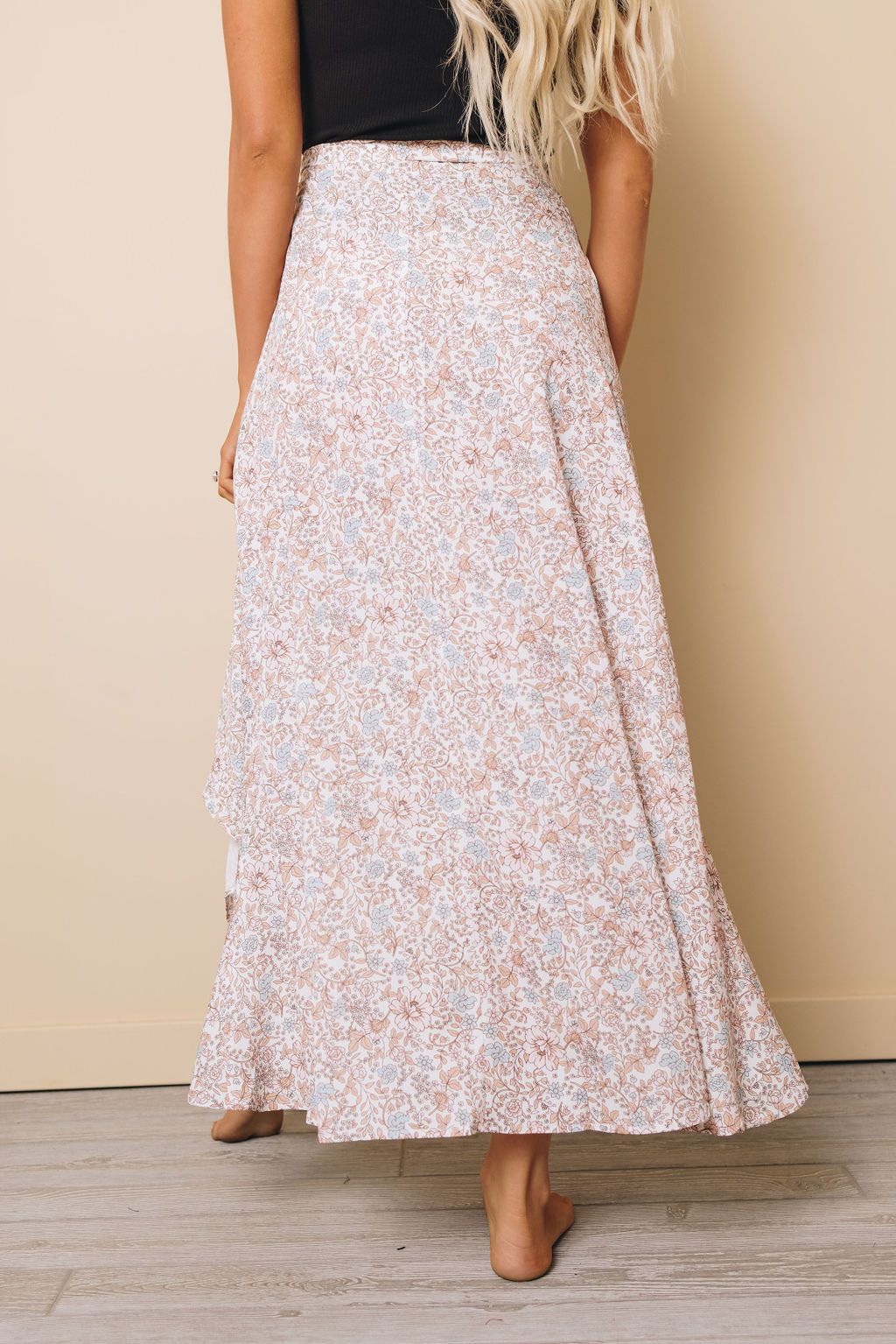 Shelly Ruffle Floral Skirt