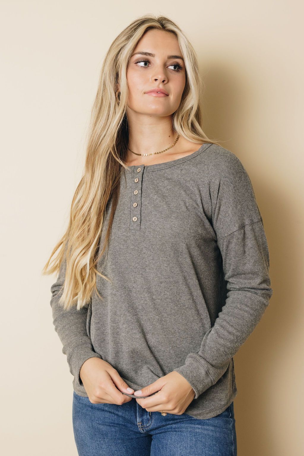 Dorian Button Long Sleeve