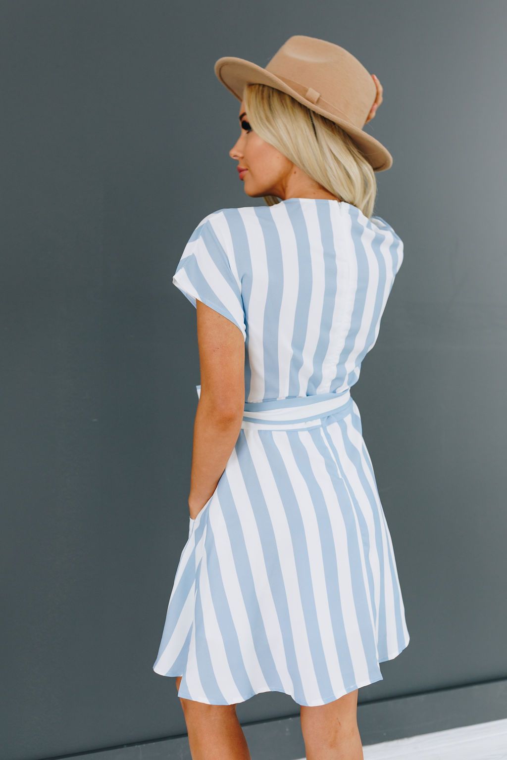 Sweet On Stripes Tie Dress
