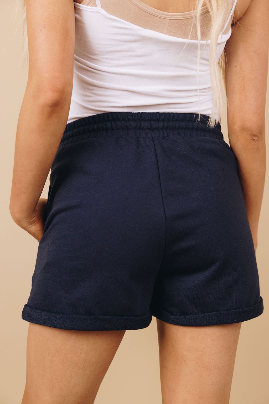 Cloudy Day Cuffed Lounge Shorts