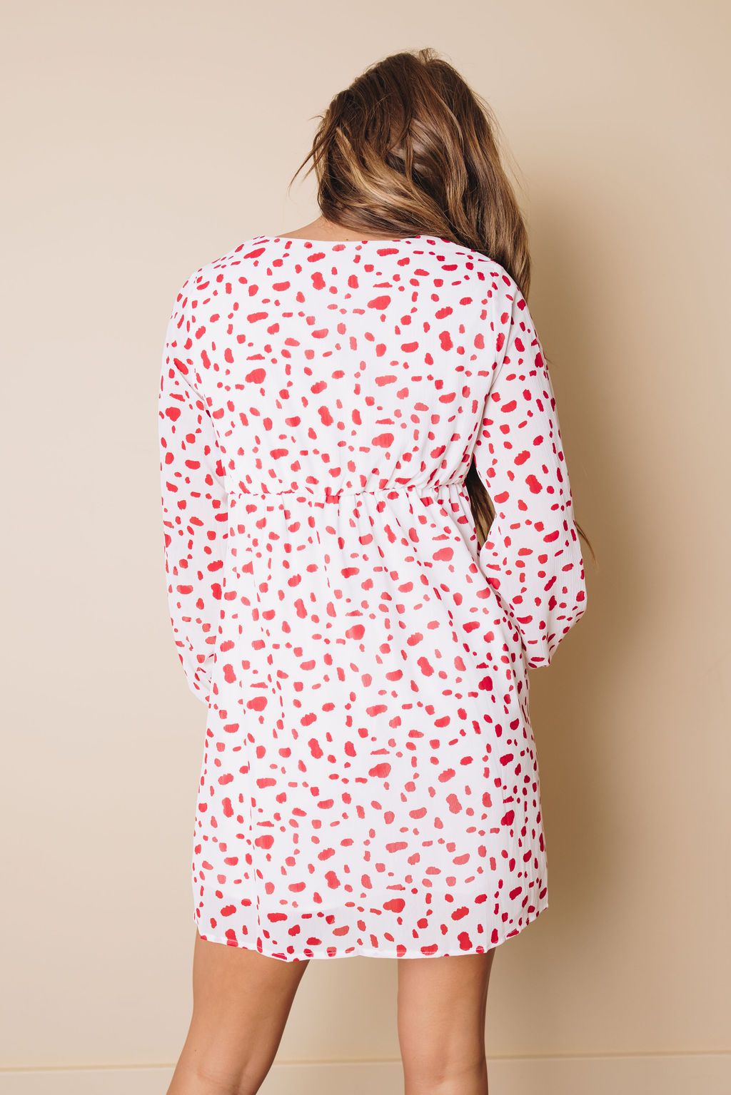 Cage Polka Dot Mini Dress