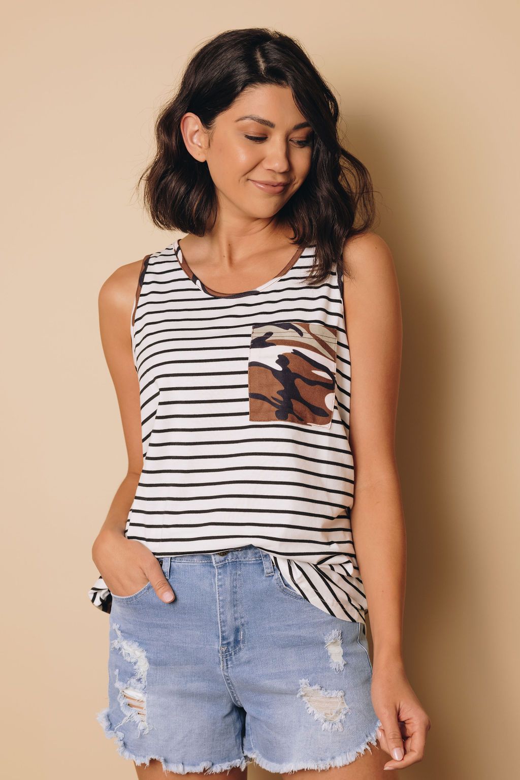 Candie Patterned Tank