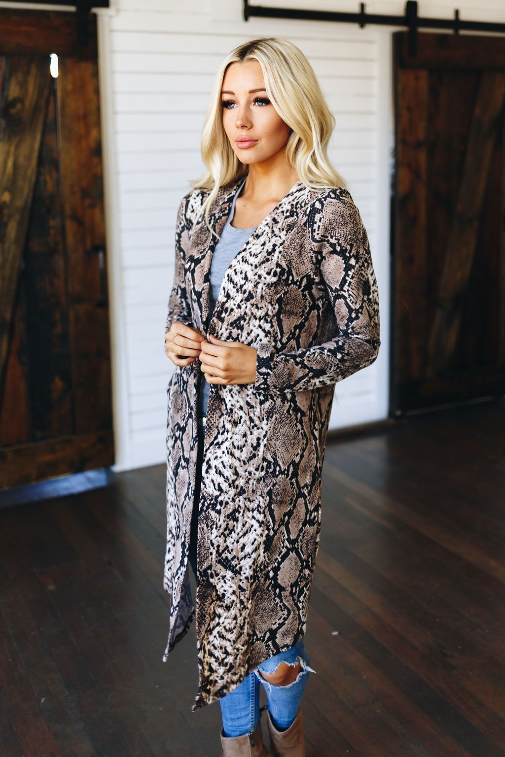 Girls Gone Wild Patterned Cardigan