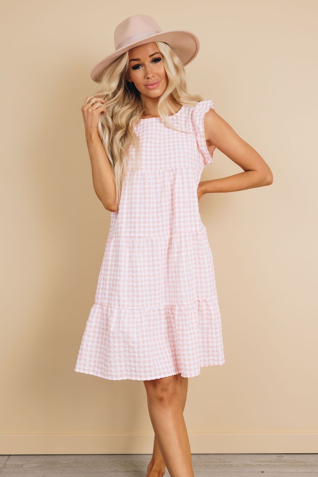 Scottsdale Plaid Ruffle Dress