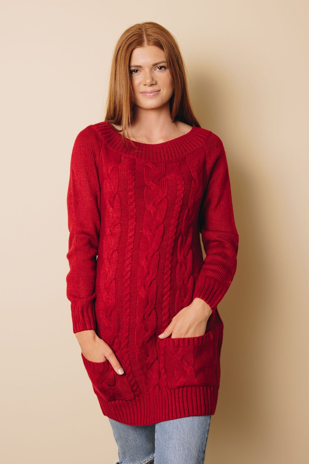 Goldy Off-shoulder Sweater Dress