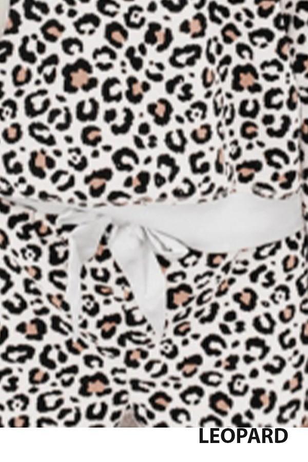Cozy Morning Leopard Lounge Set