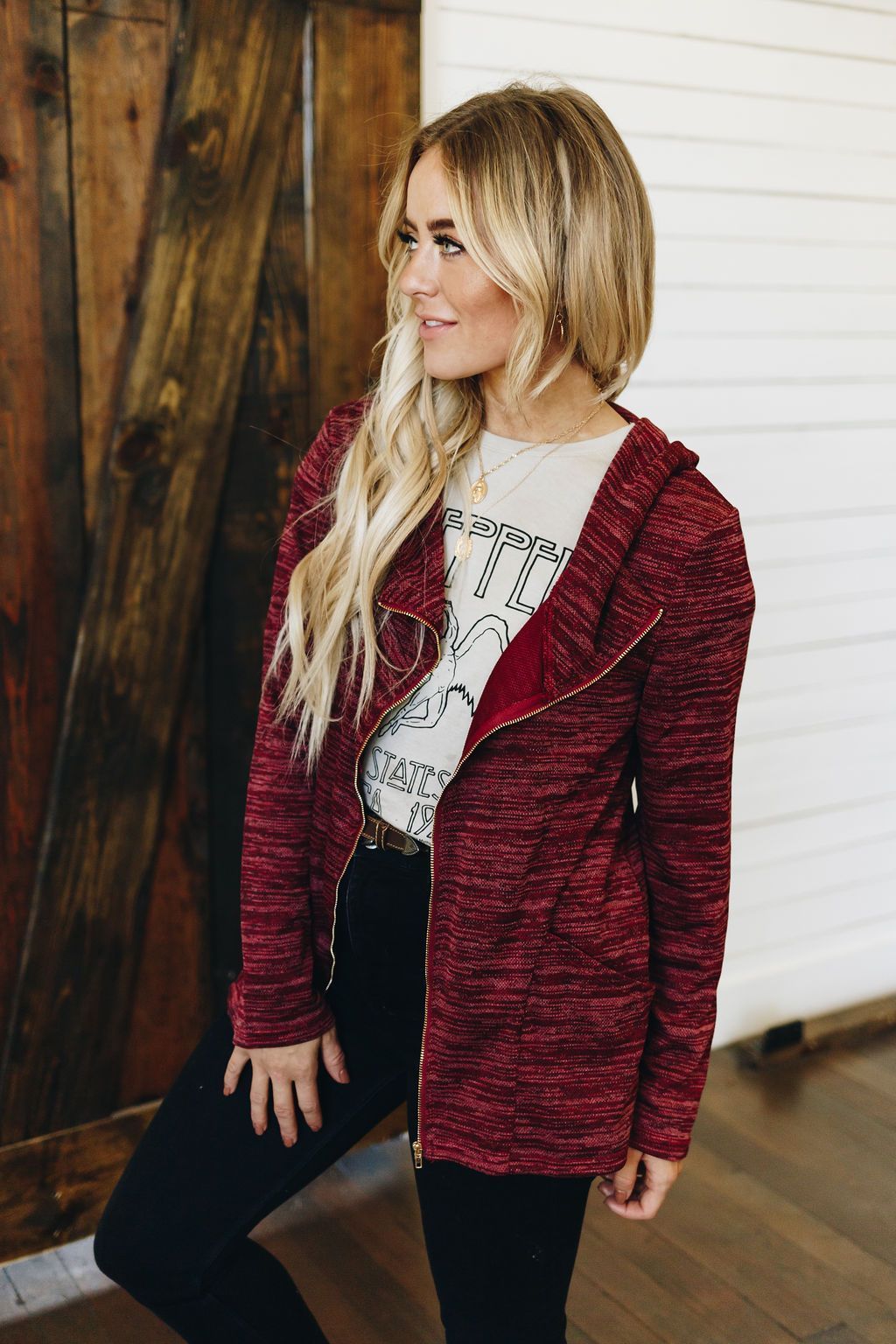 As You Were Zipper Cardigan