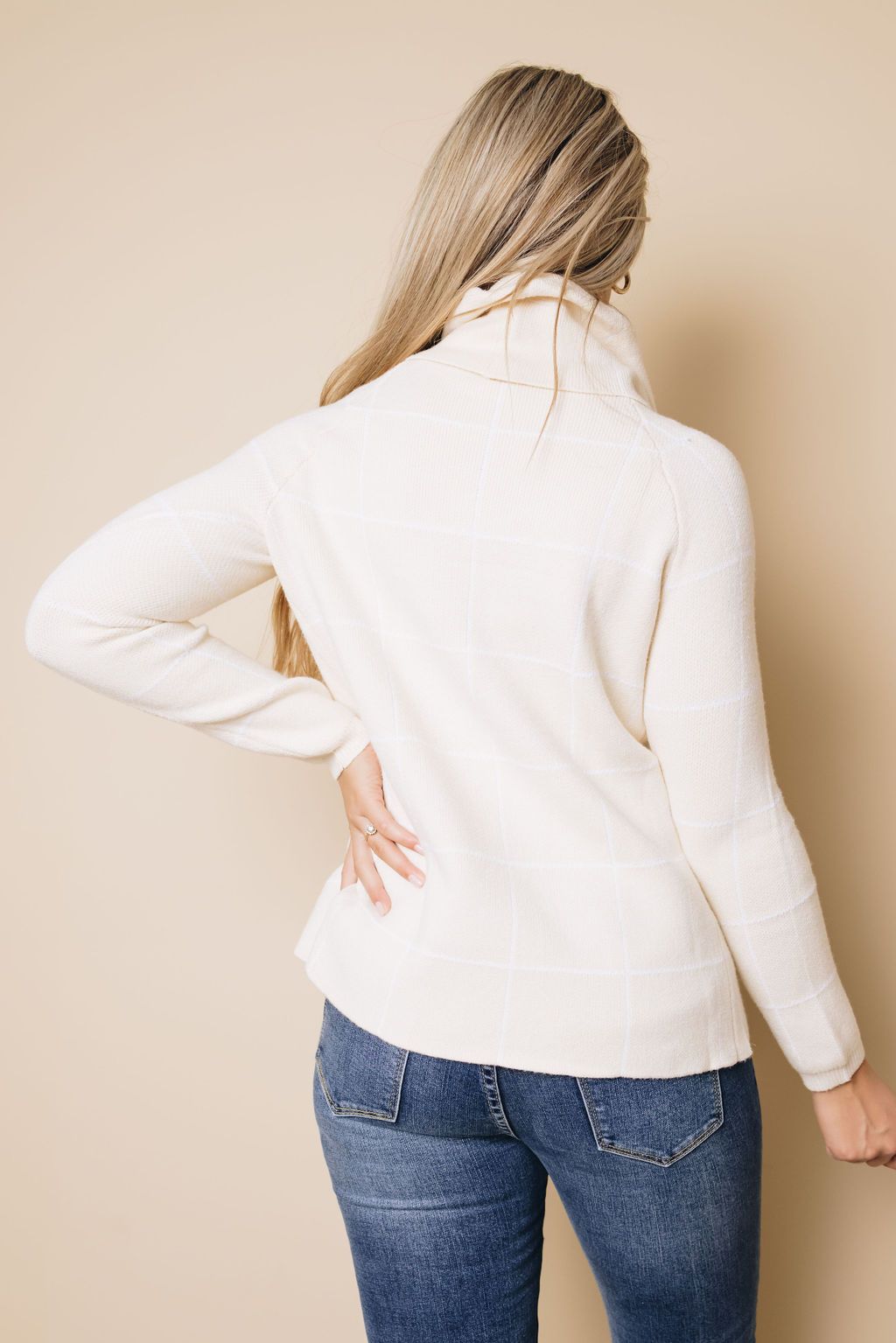 Mix It Up Plaid Turtleneck