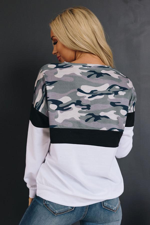 Can't See Me Camo Top