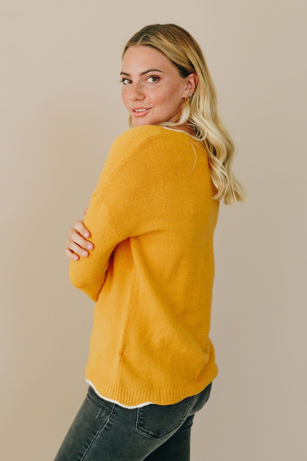 Salty Sea Scallop Sweater