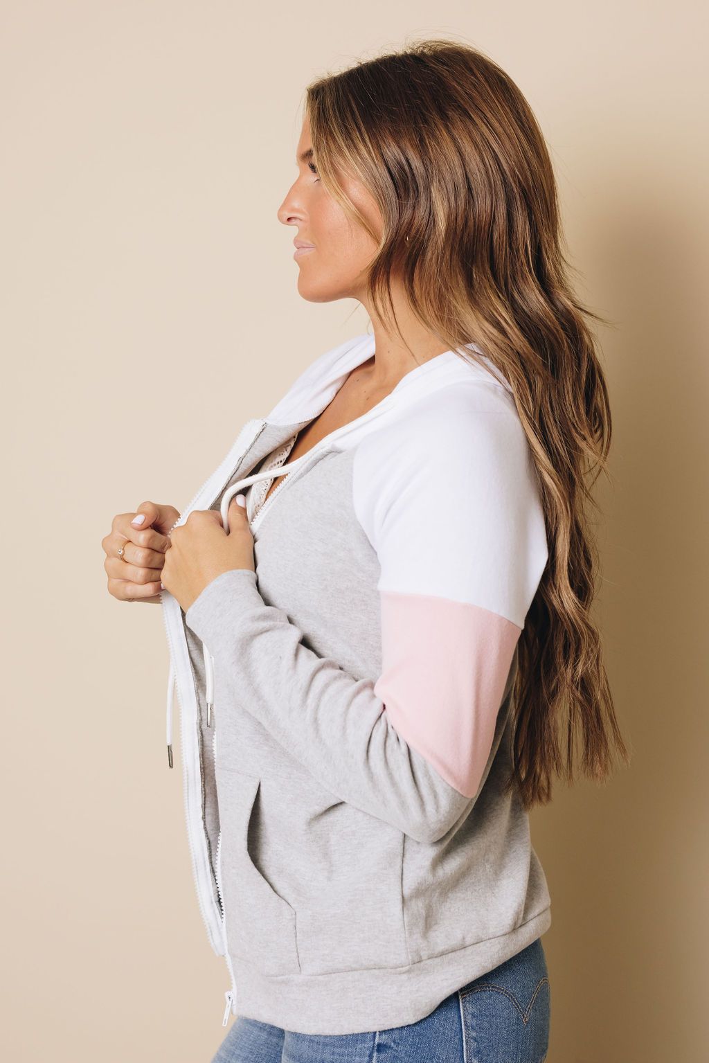 Kopelan Pocket Drawstring Jacket