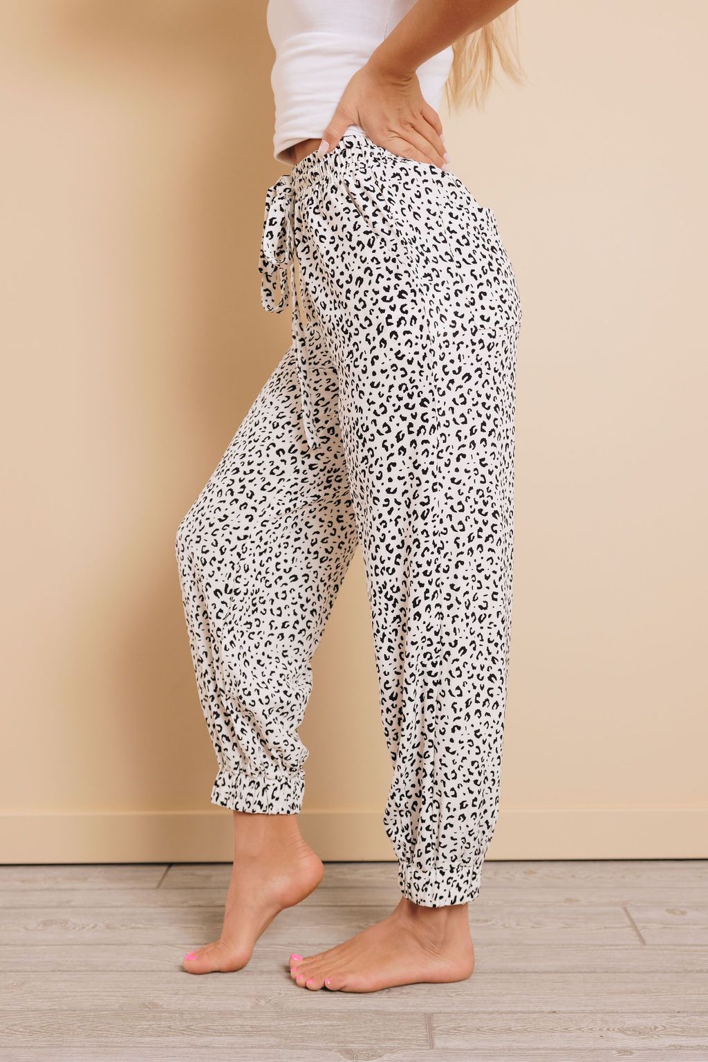 Mad Woman Animal Print Joggers