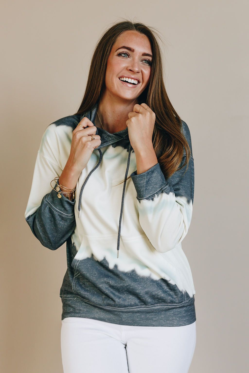 Swipe Right Tie Dye Hoodie