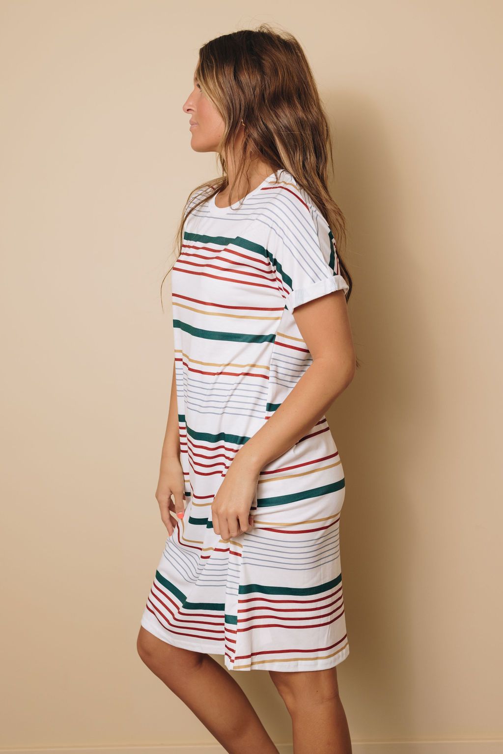 Kaylin Short Sleeved T-shirt Mini Dress