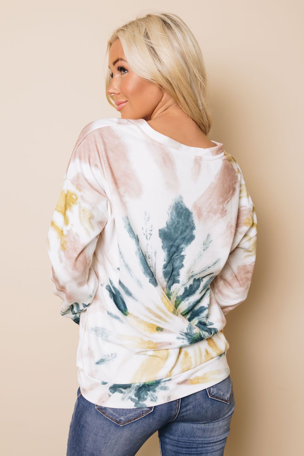 Janelle Tie-dye Pullover Sweatshirt