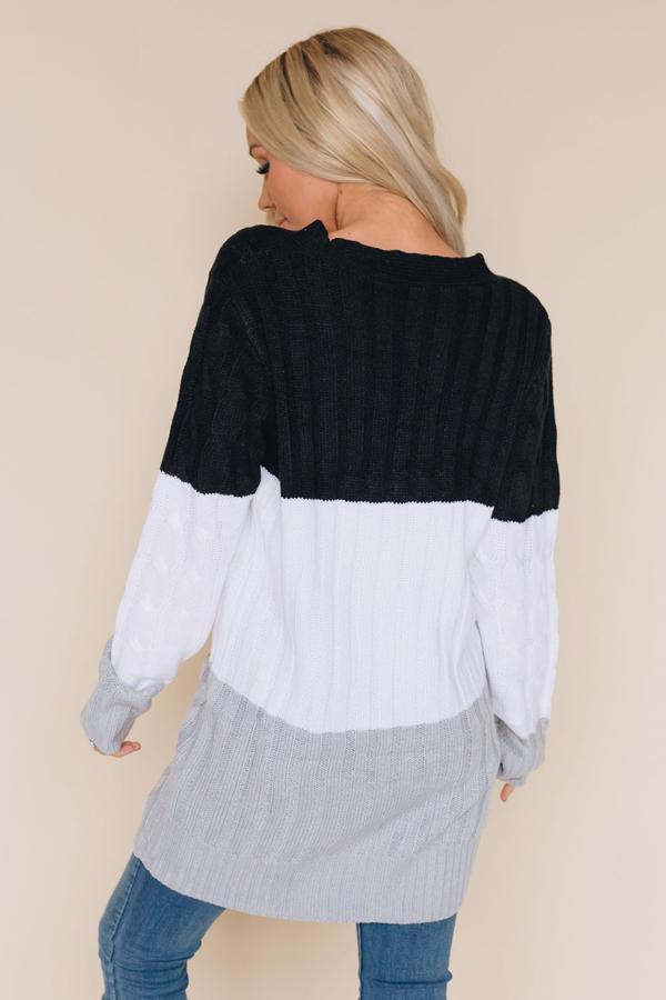 Golden Moon Knit Pocket Cardigan