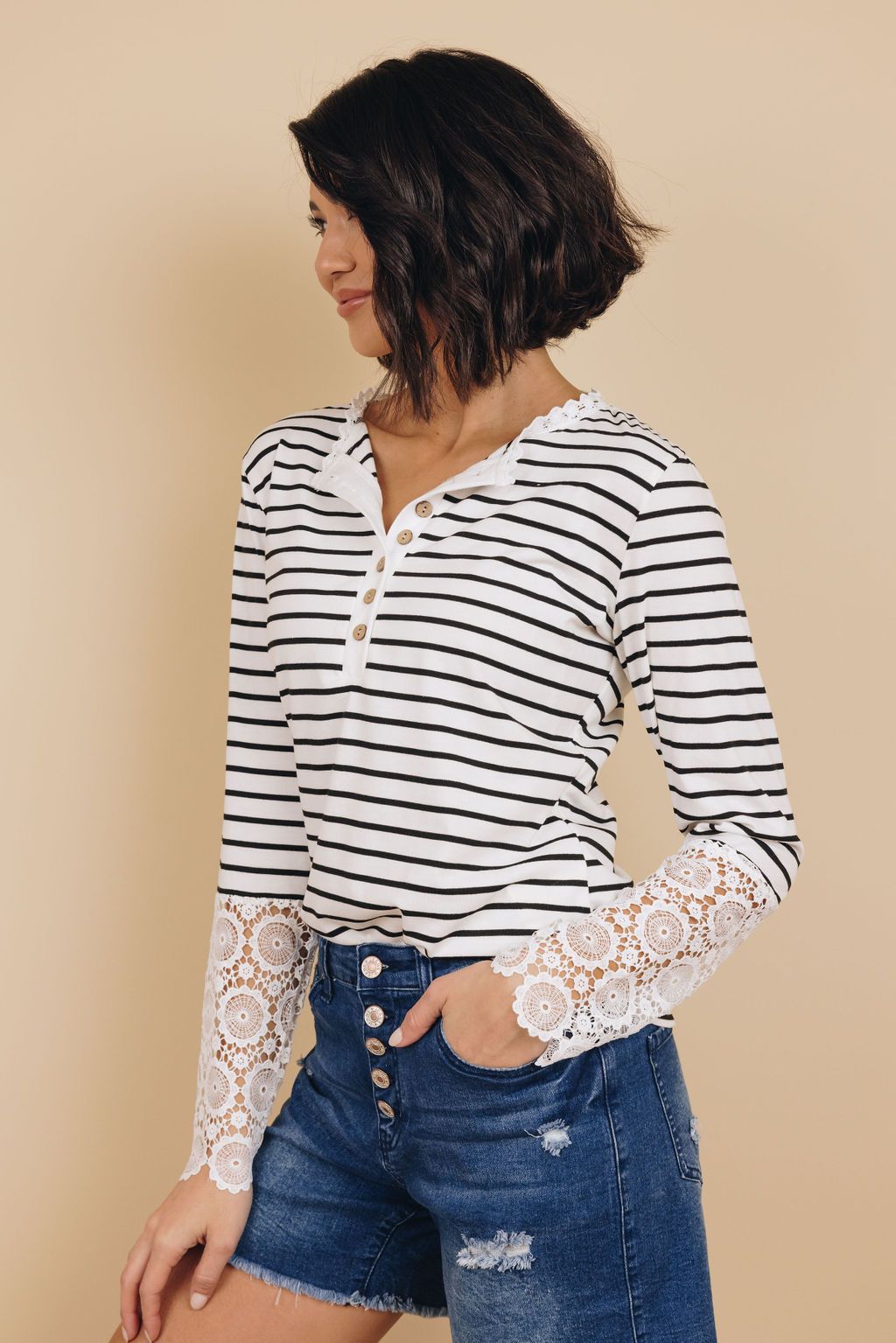 On Board Striped Top