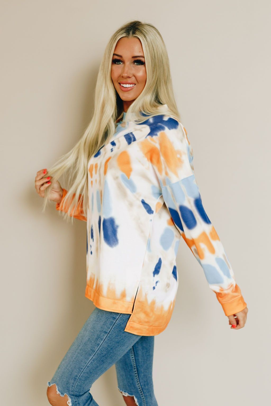 Not Your Boyfriend's Tie Dye Sweatshirt