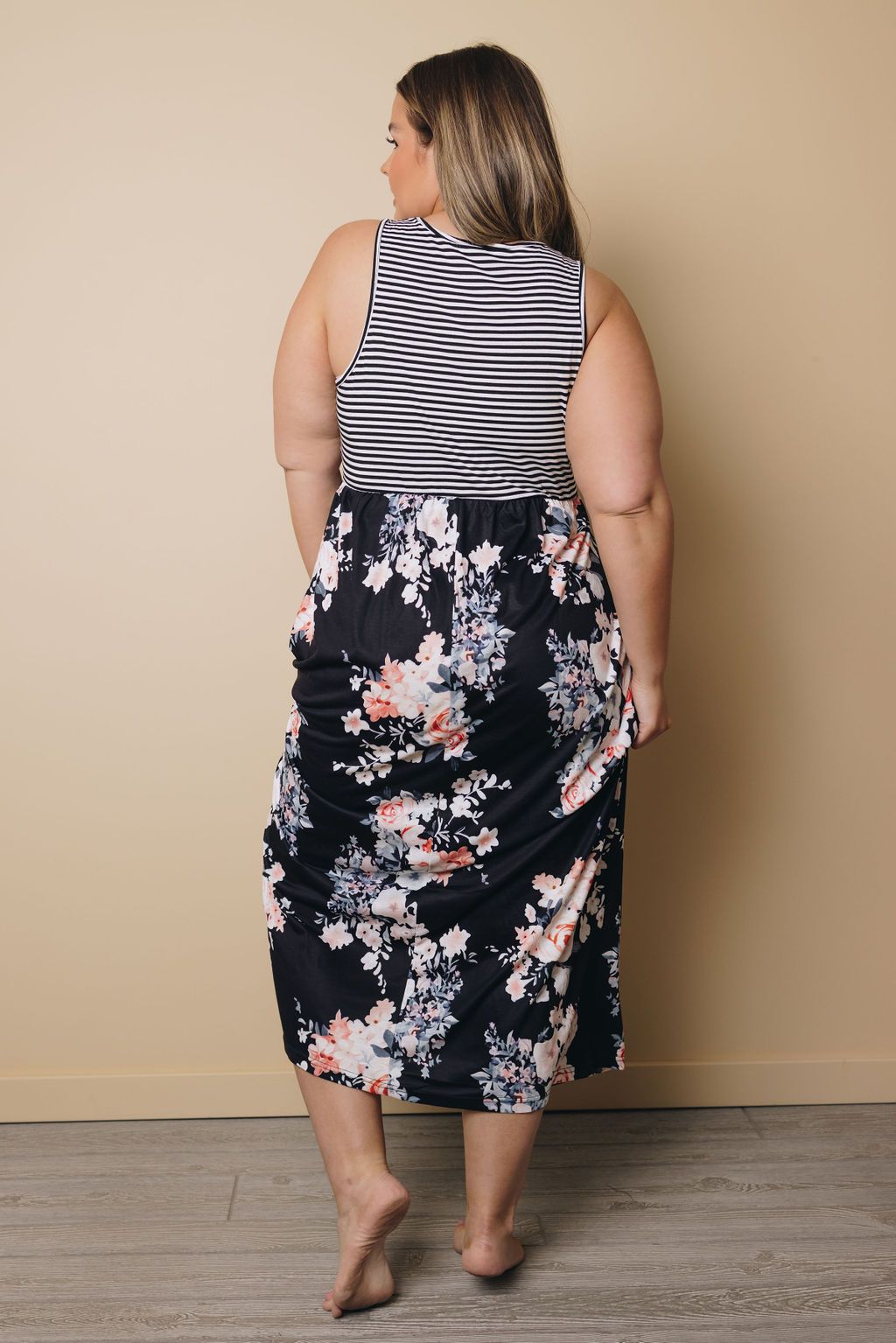 Plus Size - Travis Floral Tank Maxi