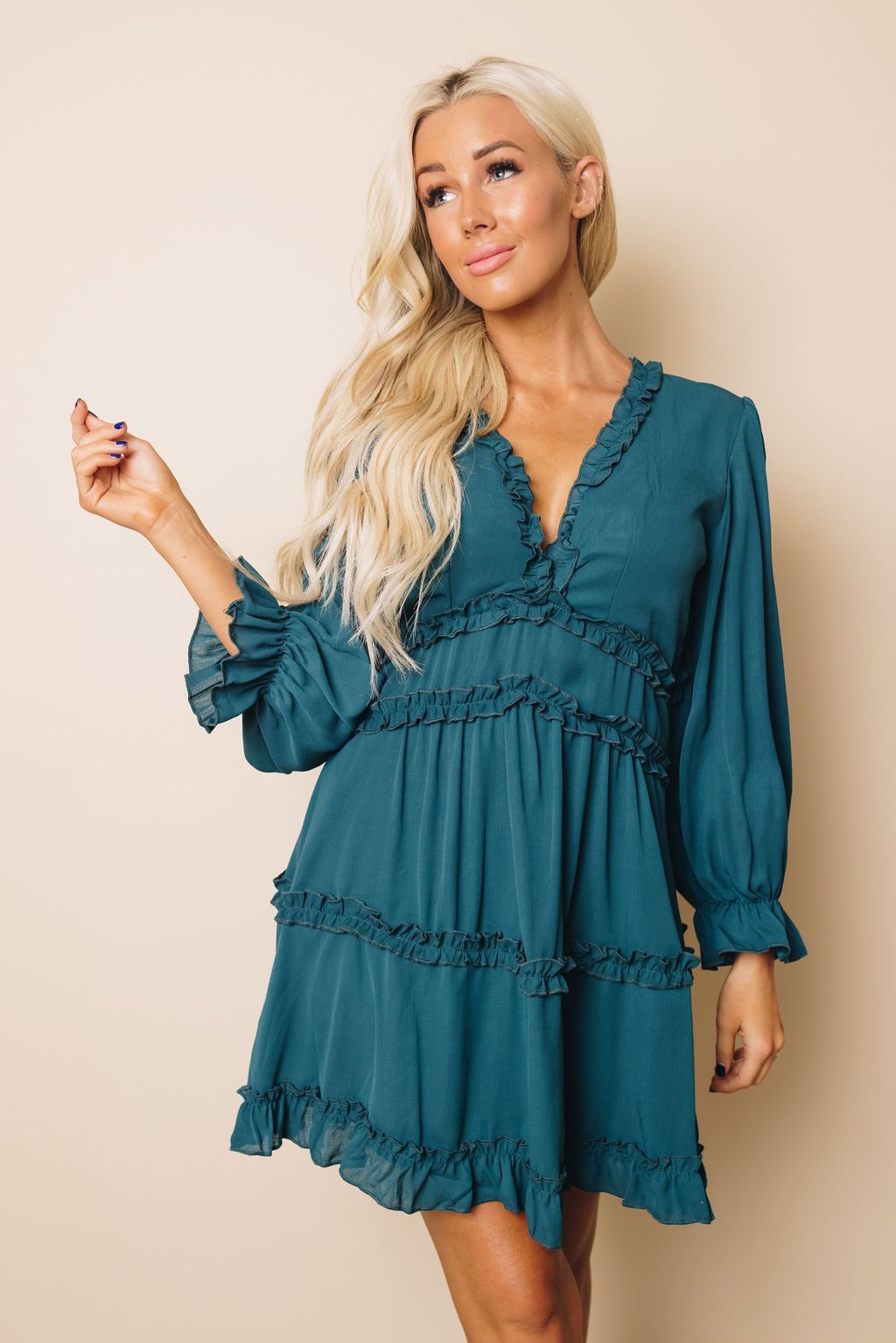Rosie Ruffle Dress - Includes Plus Size.