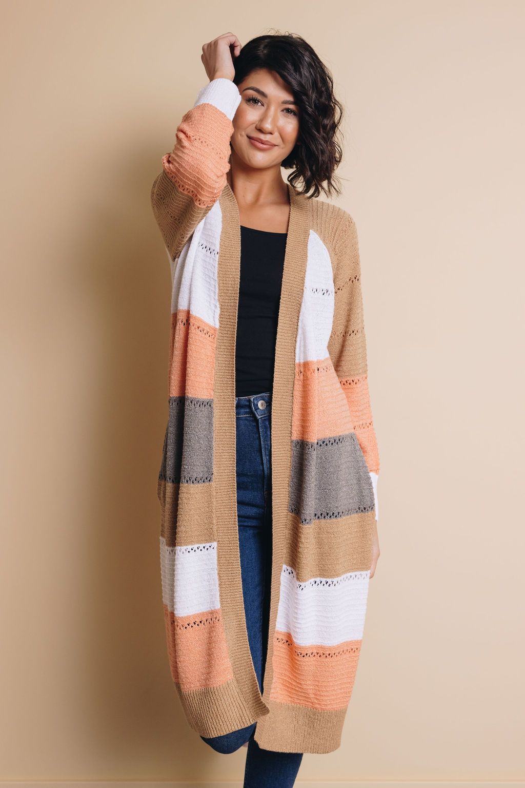 Last Of Me Colorblock Cardigan