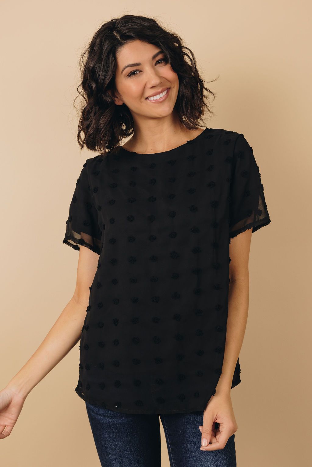 Endless Love Swiss Dot Top