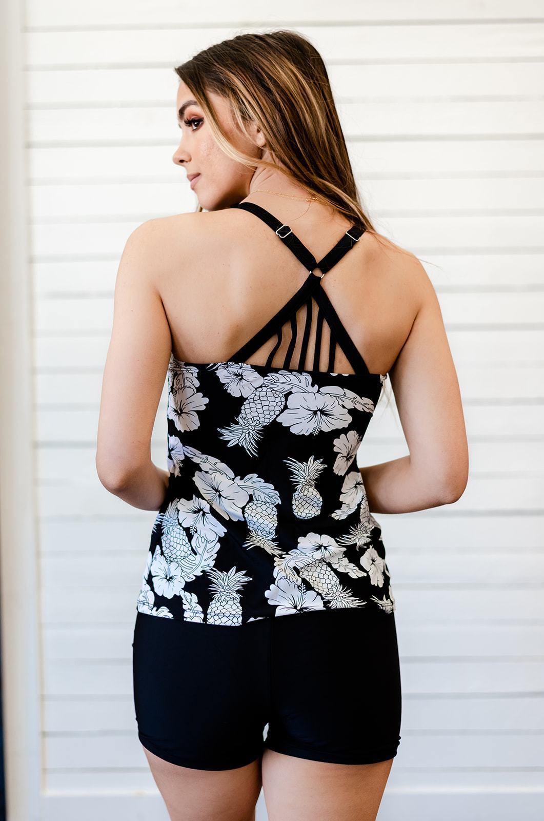 Tropical Print Tankini