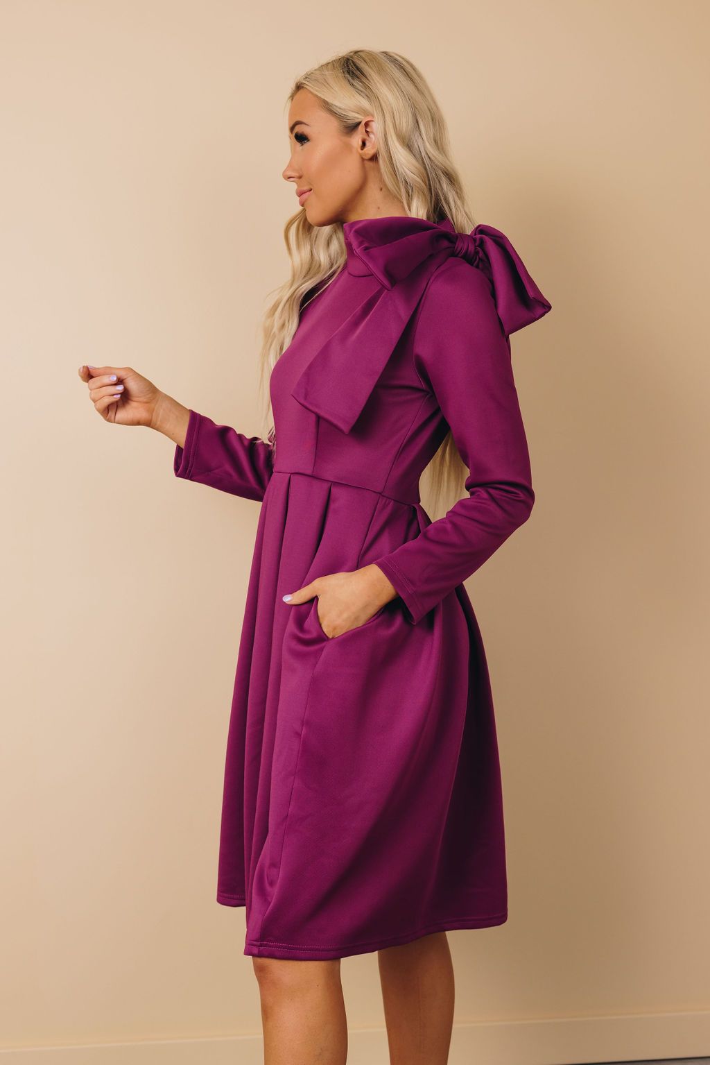 Class Act Neck Tie Dress