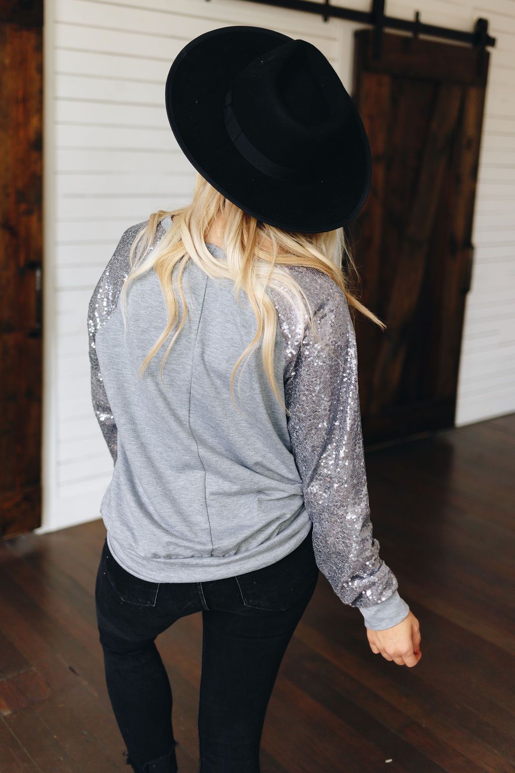 All That Glitters Sequin Knit Top