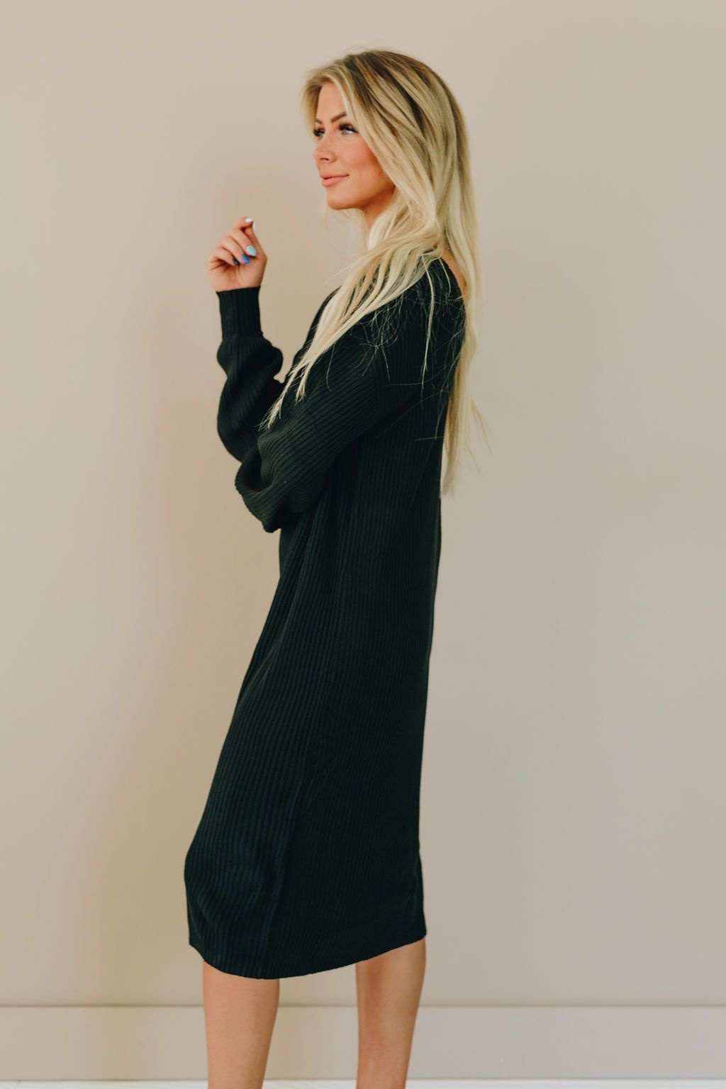 Snuggle Me Up Sweater Dress