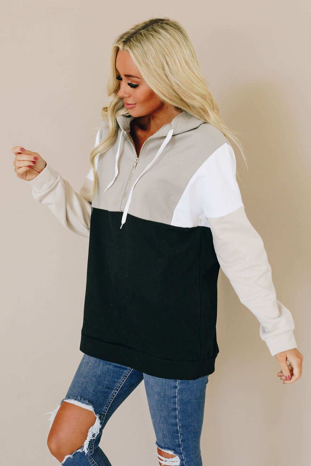 Block Out the Haters Half Zip Jacket