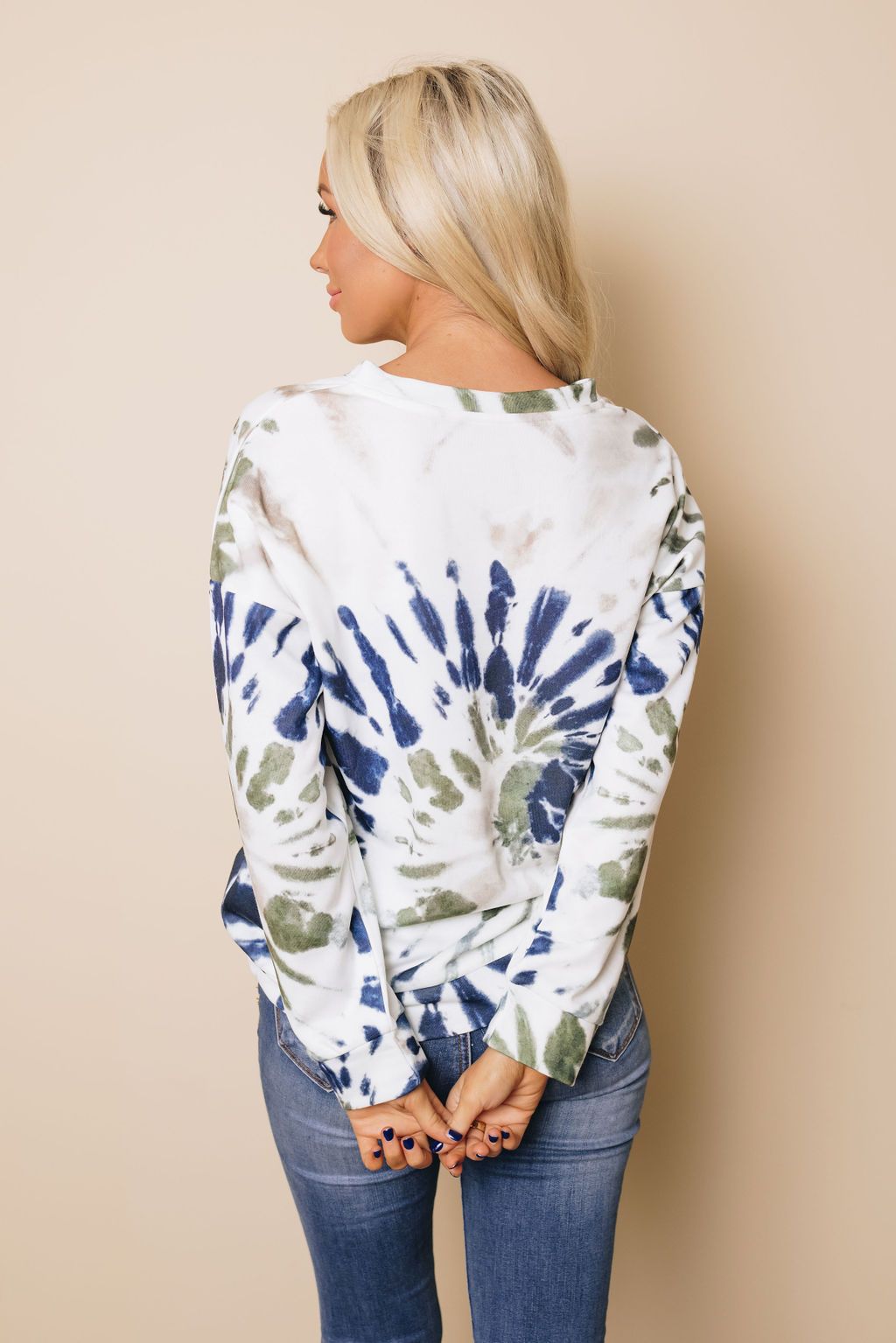 Janelle Tie-dye Pullover Sweatshirt
