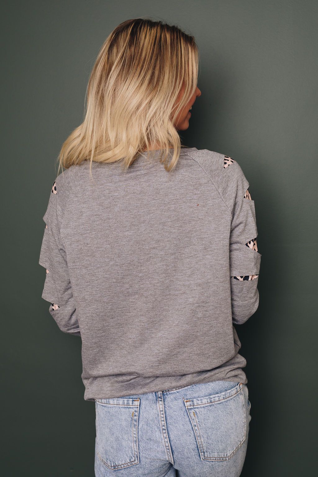 Crenshaw Leopard Detail Top